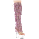 Pleaser Adore 3019C Rsf Clear Baby Pink Clear Platform Shoes